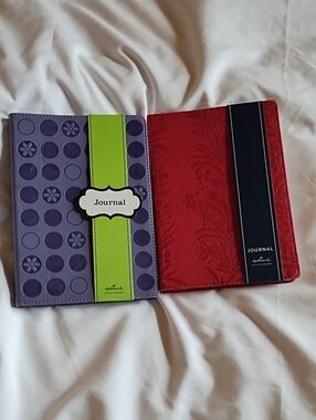 Hallmark Purple and Red Journals - Set of 2
